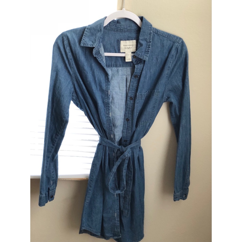 Denim Shirt Dress... By: Forever21